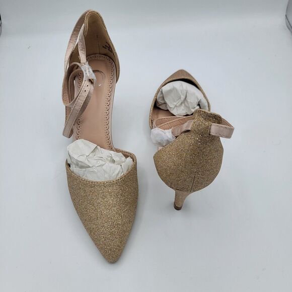 Journee Collection Women's Kalani Faux Suede Dress Heels Evening Women's Size 8 - Picture 3 of 7